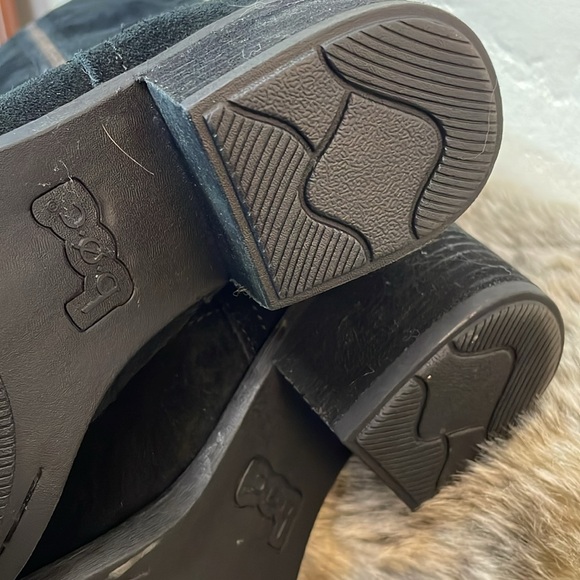 BOC- NEW Suede Knee Boots Double zipper Round toe Double Stitched-8M-#0100 - Picture 10 of 15